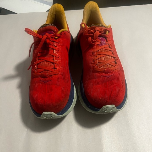 Hoka  for men’s Vibrant orange  Athletic Shoes size  10B main image 4